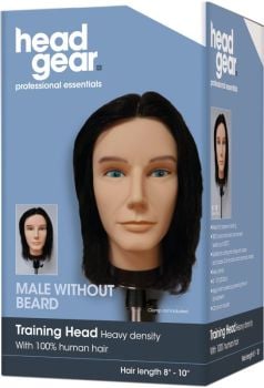 Head Gear 8-10 Inch Mens Training Head Without Beard