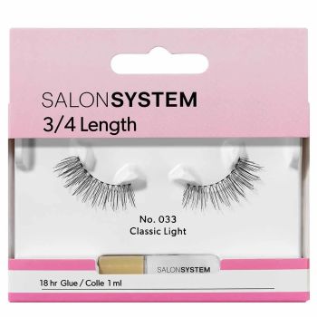 Salon System 3/4 Length No.033 Classic Light Lashes