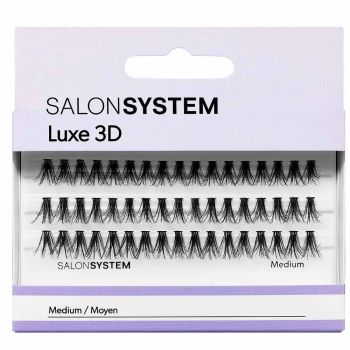 Salon System Luxe 3D Medium Individual Lashes