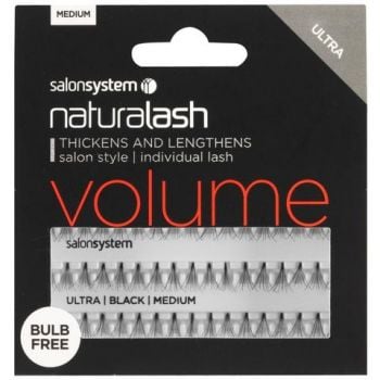 Salon System Individual Lashes Ultra Black - Medium