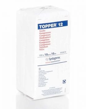 Krissell Topper 12 Gauze Swabs 10cm x 10cm (100)