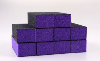 The Edge Purple 3-way Sanding Block - Grit 60/100 (10)