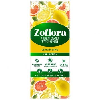 Zoflora Concentrated Multipurpose Disinfectant 500ml - Lemon Zing