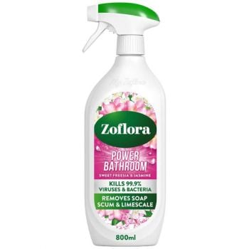 Zoflora Sweet Freesia & Jasmine Bathroom Cleaner 800ml