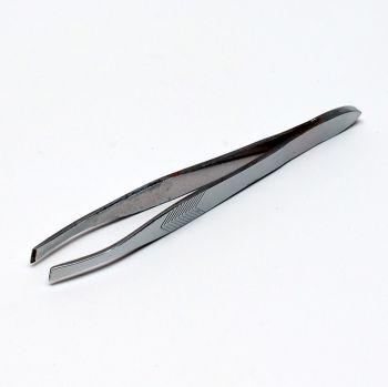 Krissell Beauty Angled Stainless Steel Tweezer 3.5"
