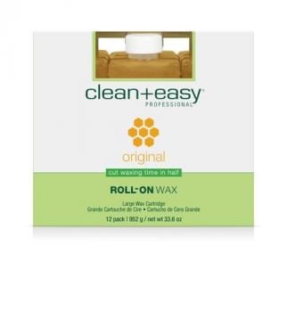 Clean+Easy Original Roll-On Wax Refill Cartridge Large (12)