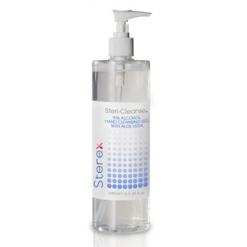Sterex Steri-Cleanse 70% Alcohol Hand Cleansing Gel With Aloe Vera 500ml