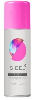 Sibel Fluorescent Hair Colour Spray Pink 125ml
