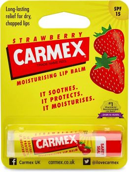 Carmex Strawberry Moisturising Lip Balm SPF15 4.25g