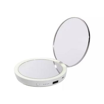 StylPro Flip 'n' Charge Power Bank Compact LED Mirror