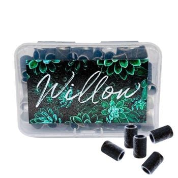Willow Black Silicon Carbide Bands - Medium