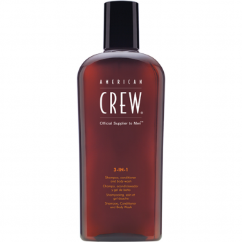 American Crew 3-In-1 Tea Tree Shampoo, Conditioner and Body Wash 450ml