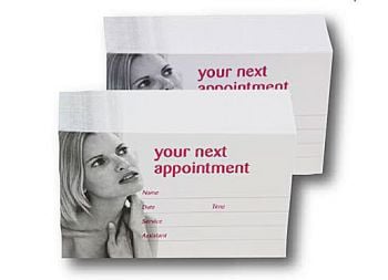 Agenda Appointment Cards Grey/White