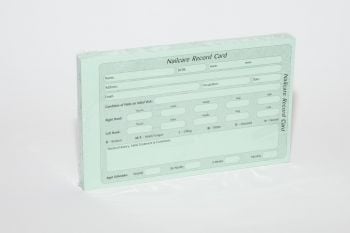 Agenda Nail Record Cards