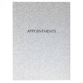 Agenda Appointment Book 6 Column Assistant Stone Grey