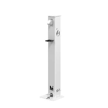 Mirplay Foot Activated Sanitizer Dispenser 1L White