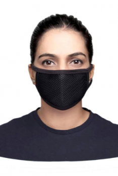 BarberStyle Black Mesh Face Mask