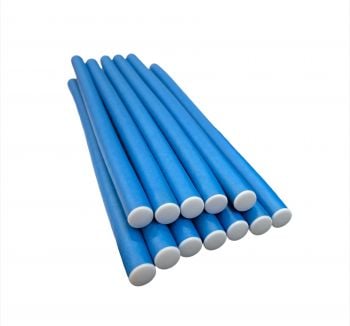 Sibel Bendy Rollers Super Flex Long Blue 25cm x 15mm (12)