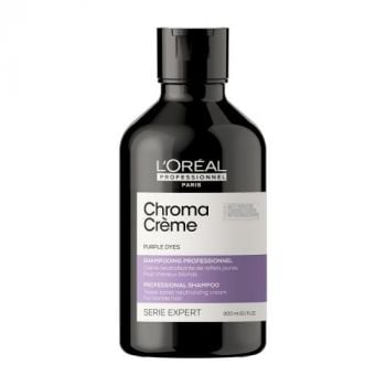 L'Oreal Serie Expert Chroma Creme Purple Neutralizing Shampoo For Blonde Hair 300ml