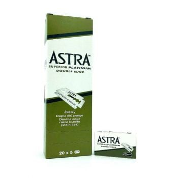 Astra Superior Platinum Double Edge Razor Blades (100)