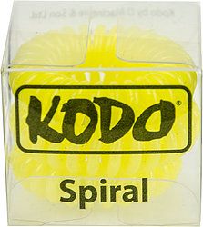 Kodo Spiral Hair Bobble Yellow (3)