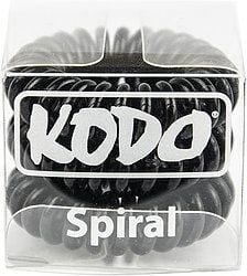 Kodo Spiral Hair Bobble Black (3)