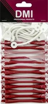 Deluxe Perm Rods 4mm Brick Red (12)