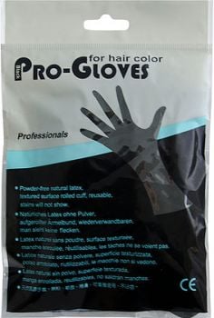 Pro Gloves Powder Free Latex Black Medium