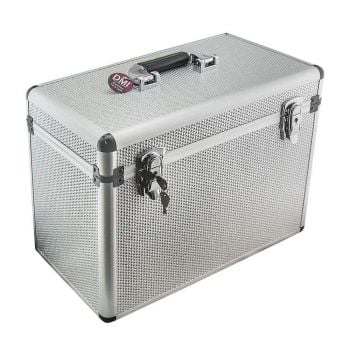 DMI Aluminium Diamonte Silver Carry Case