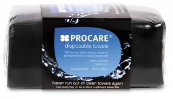 Procare Disposable Towels Black (50)