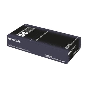 Procare Embossed Black Superwide Extra Long Pre-Cut Foil 130mm x 300mm (500)