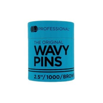 LJ Wavy Pins Brown 2.5" (1000)