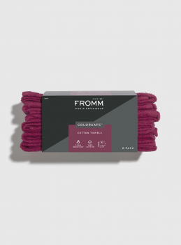 Fromm Colorsafe Cotton Towels - Cranberry (6)