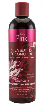 Luster's Pink Shea Butter Coconut Oil Sulphate Free Moisturizing Shampoo 355ml