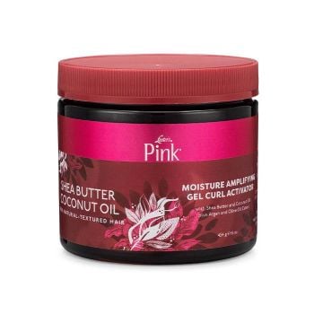 Lusters Pink Shea Butter Coconut Oil Moisture Amplifying Gel Curl Activator 454g