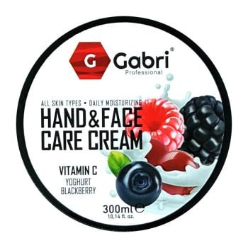 Gabri Professional Hand & Face Care Cream Yogurt & Blackberry