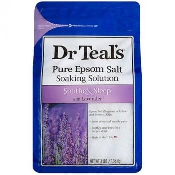 Dr Teal's Pure Epsom Salt Soaking Solution Soothe & Sleep 1.36kg