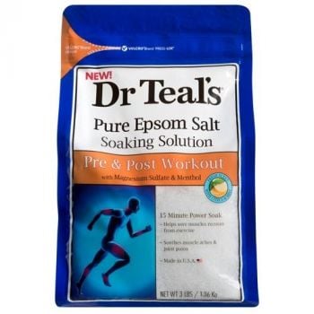 Dr Teal's Pure Epsom Salt Soaking Solution Post Workout 1.36kg