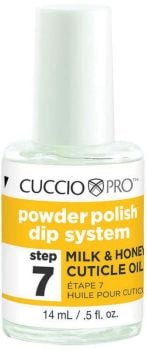 Cuccio Powder Polish Dip System Milk & Honey Cuticle Oil Step 7 14ml (5500)