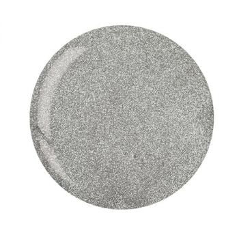 Cuccio Powder Polish Dip System Dipping Powder - Silver With Silver Mica 14g (5553)