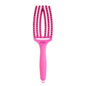 Olivia Garden Fingerbrush Boar & Nylon Think Pink 2023 Neon Pink