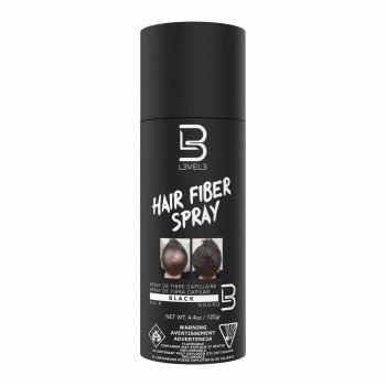 L3VEL3 Hair Fiber Spray - Black 125g
