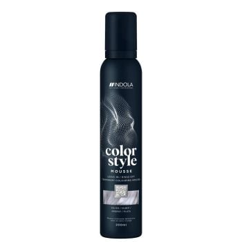 Indola Color Style Mousse Temporary Colour Silver 200ml