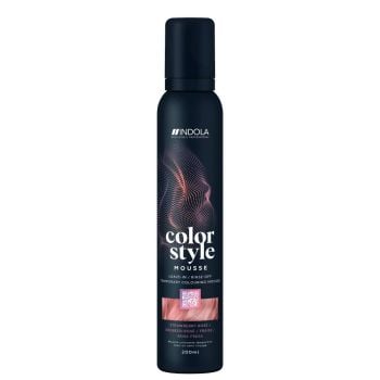 Indola Color Style Mousse Temporary Colour Strawberry Rose 200ml