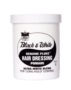Black & White Genuine Pluko Hair Dressing Pomade 200ml