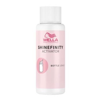 Wella Shinefinity Activator Bottle Usage 2% 60ml