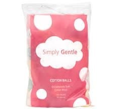 Simply Gentle Cotton Wool Balls (100)