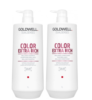Goldwell Dualsenses Color Extra Rich Shampoo 1000ml and Conditioner 1000ml