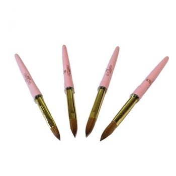 Glitterbels Pink Acrylic Brush