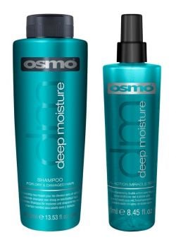 Osmo Deep Moisture Shampoo 400ml and Miracle Repair 250ml